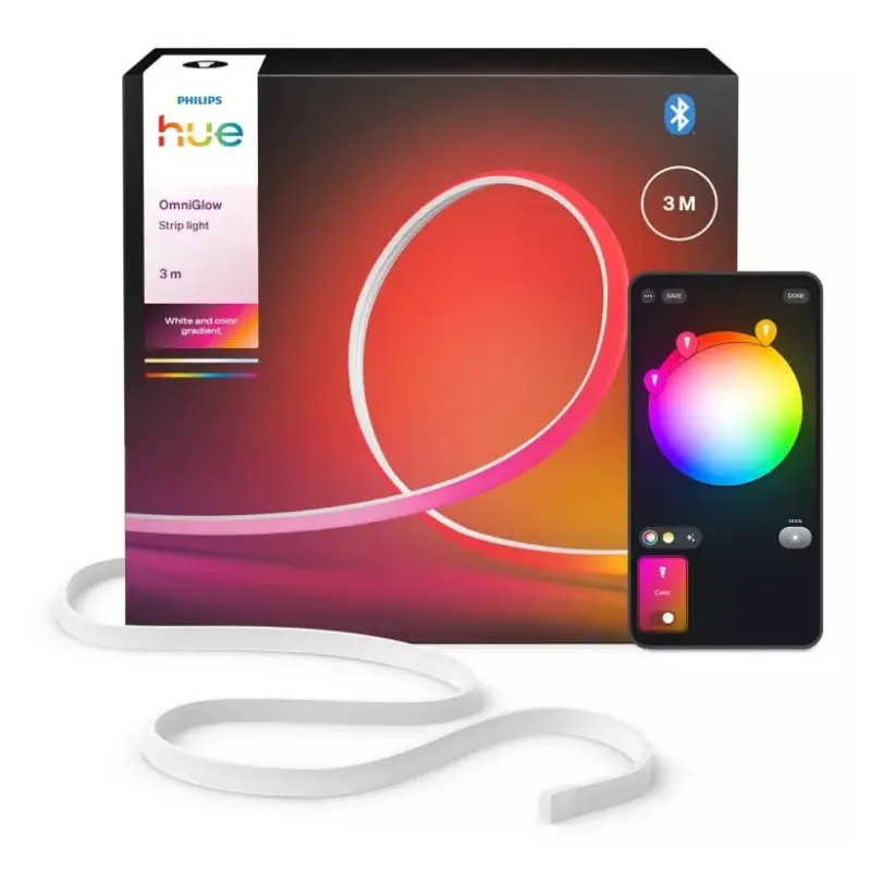 Philips - RGBW dimbare LED-strip Hue OMNIGLOW 3m LED/40W/230V 2200-6500K Merkproduct