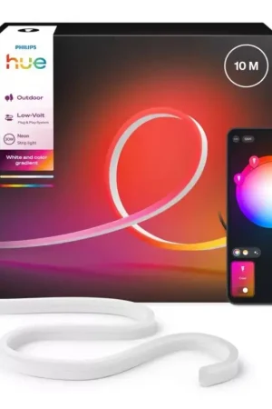 Direct Verzonden Philips - LED RGBW dimbare buitenstrip Hue NEON 10 m LED/30 W/230 V 2200–6500 K IP67