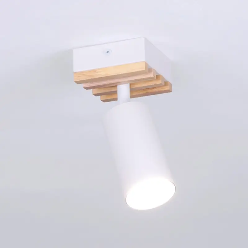 Brilagi - Opbouwspot SELE WOOD ACOUSTIC 1xGU10/30W/230V wit/hout Nieuw