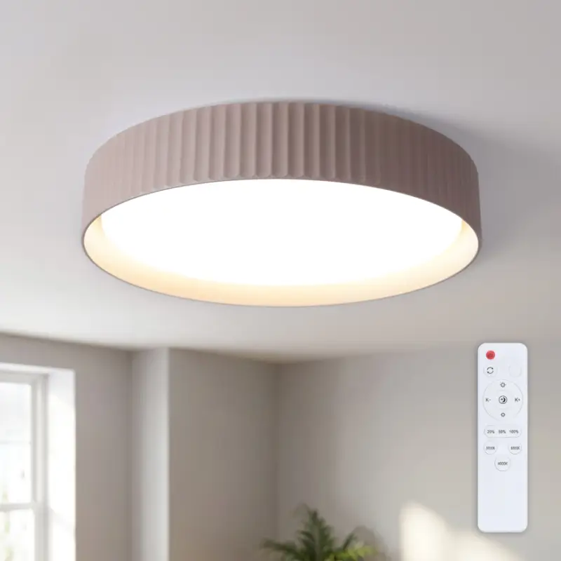 Actieprijs Brilagi - Dimbare LED-plafondlamp LUCIA LED/48W/230V 3000-6500K Ø 41 cm taupe + afstandsbediening