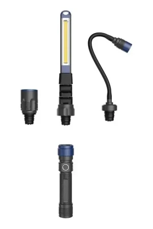 Viking - dimbare oplaadbare LED-zaklamp 3-in-1 LED/5V IPX4 380 lm 2200 mAh Uitverkoop