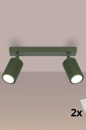 Actieprijs Brilagi - CRESTO LED-spot 2xGU10/10W/230V groen