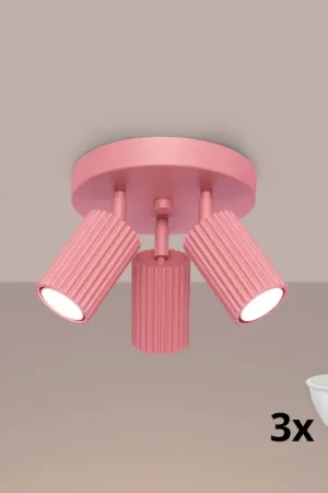 Alleen Vandaag Brilagi - LED-spot CRESTO 3xGU10/10W/230V roze