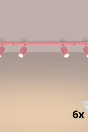 Voordeelprijs Brilagi - LED spotlamp CRESTO 6xGU10/10W/230V roze