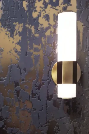 Quintiesse - LED-wandlamp FACET LED/12W/230V IP44 goud Gereduceerde Prijs