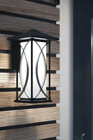 Laatste Versie Quintiesse - Buitenwandlamp ASHBERN M 1xE27/60W/230V IP44 zwart