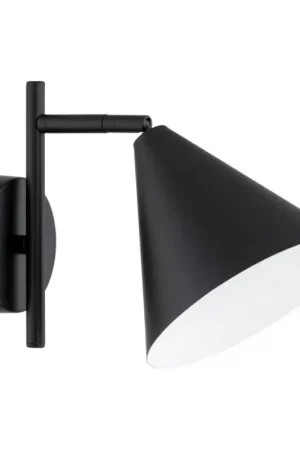 Wandlamp ZELTA 1xE27/15W/230V zwart Laatste Versie