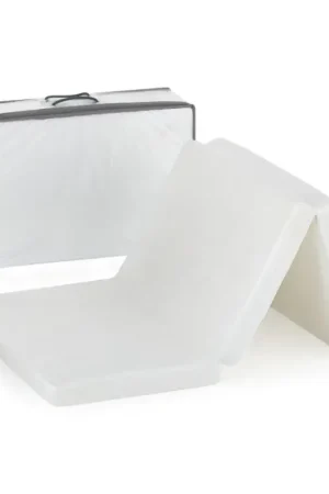 Flitsaanbieding PETITE&MARS - Opvouwbare reismatras FOLDIE 120x60 cm wit