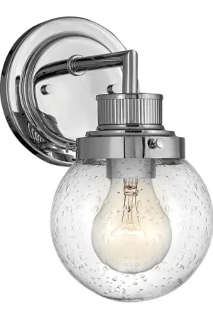 Quintiesse - Badwandlamp POPPY 1xE27/60W/230V IP44 glanzend chroom Hete Deal