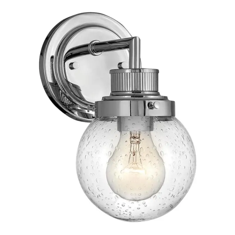 Quintiesse - Badwandlamp POPPY 1xE27/60W/230V IP44 glanzend chroom Hete Deal