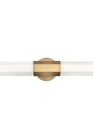 Quintiesse - LED-wandlamp voor de badkamer FACET 2xLED/12W/230V IP44 goudkleurig Premium