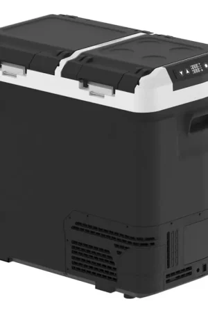 Draagbare autokoelbox 60 l 230V/12V/24V/230V grijs Seizoensaanbieding