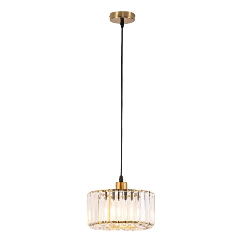 Uitverkoop Hanglamp aan kabel VETRO 1xE27/60W/230V goudkleurig