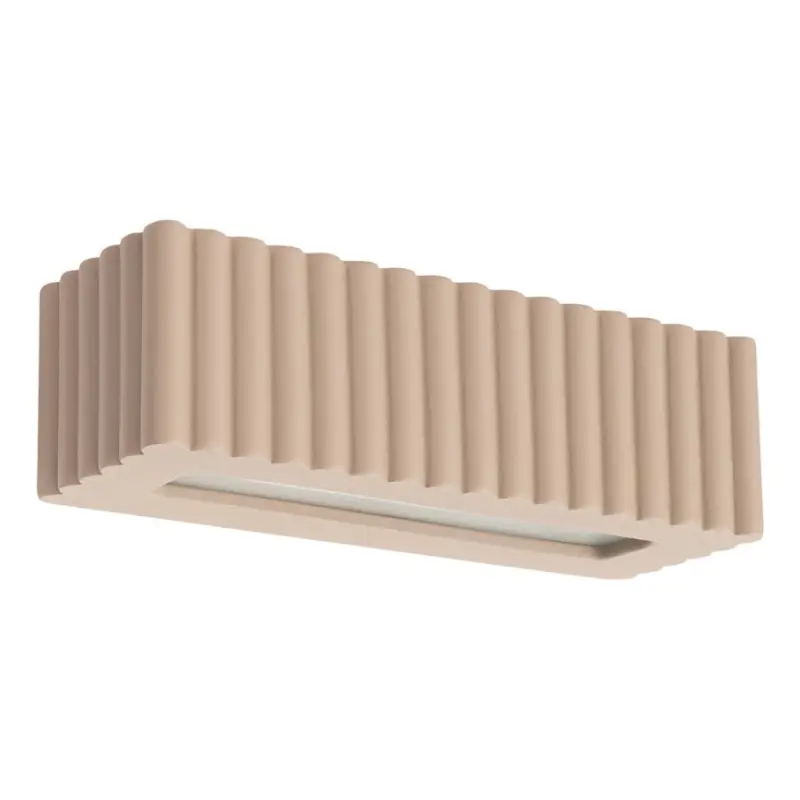Populair Wandlamp RIGATA 1xE27/15W/230V keramiek/taupe