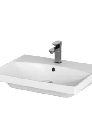 Must-Have Cersanit K35-006 - Inbouwwastafel CITY 45x60 cm keramiek/glanzend wit