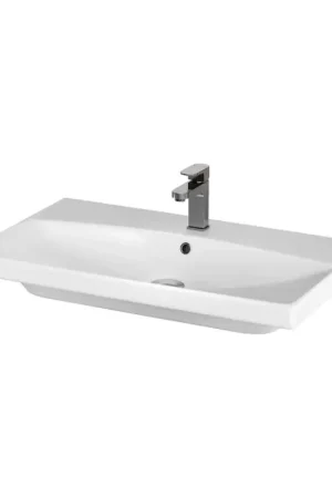 Cersanit K35-061 - Inbouwwastafel CITY 45,5x80,5 cm keramiek/glanzend wit Korting