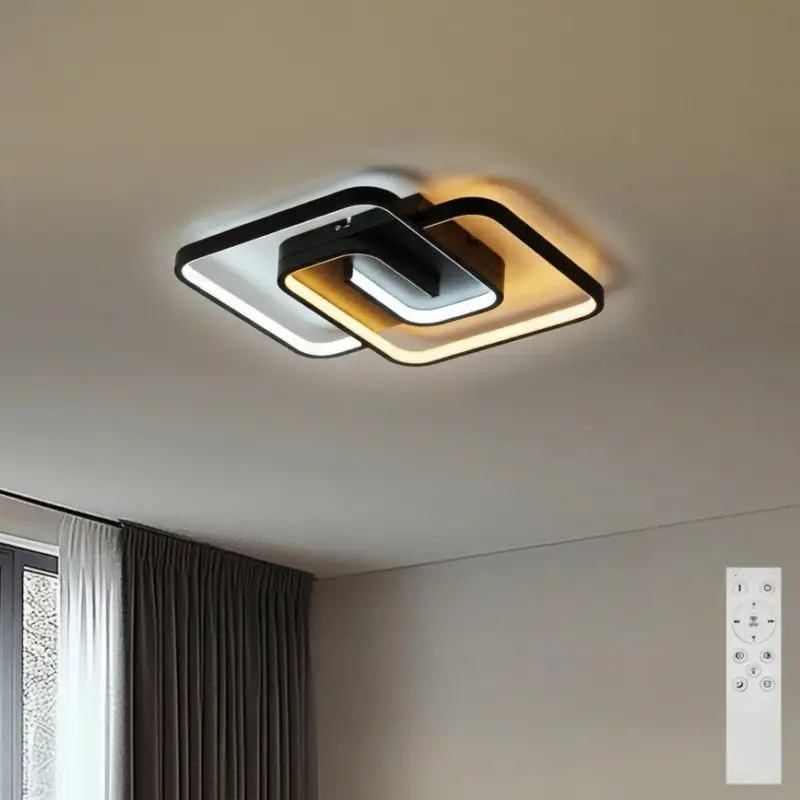 Gratis Retour Brilagi - LED dimbare plafondlamp VELO LED/64W/230V 3000-6500K 48x48 cm + afstandsbediening