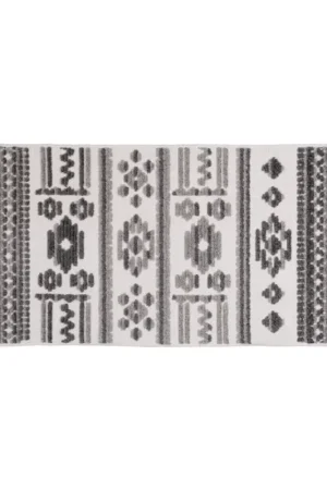 Aanbieding Oosters vloerkleed NEPAL 120x180 cm grijs/wit