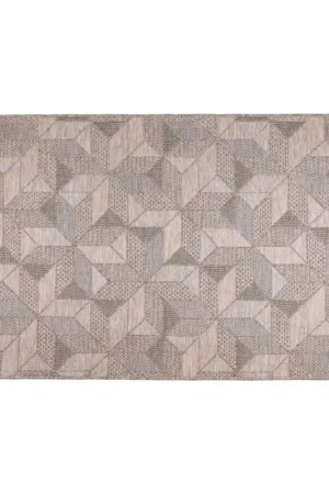Buitenkleed ORIA 160x220 cm grijs/beige Goedkoop