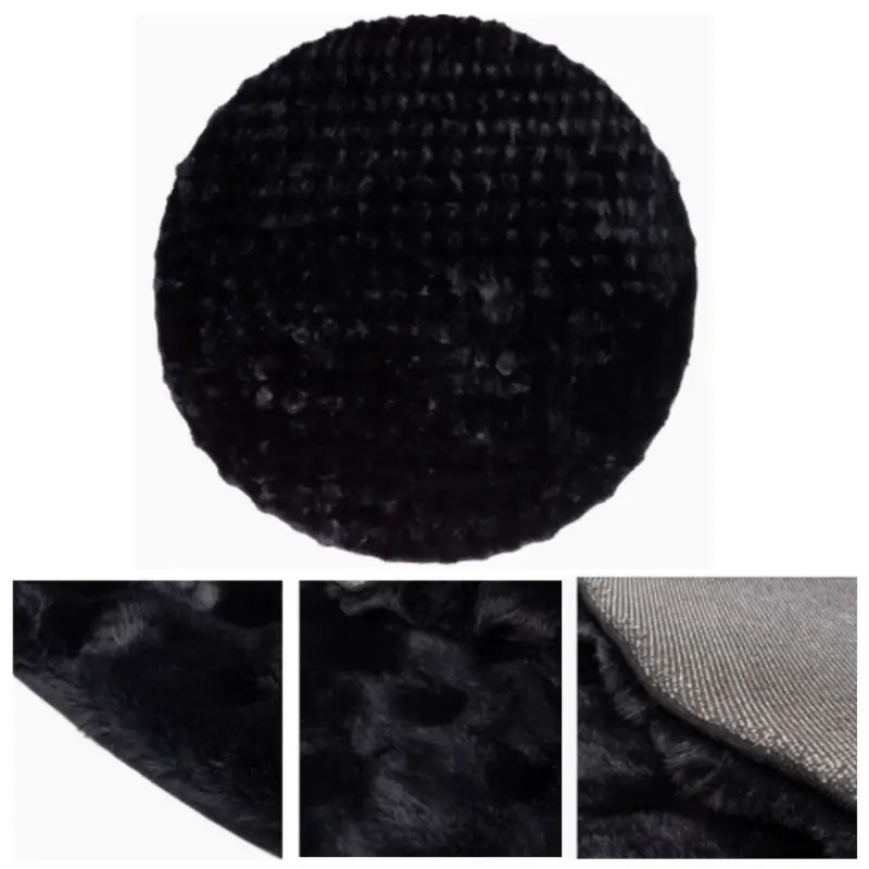 Rond vloerkleed RABBIT BUBBLE 160 cm, zwart Direct Verzonden