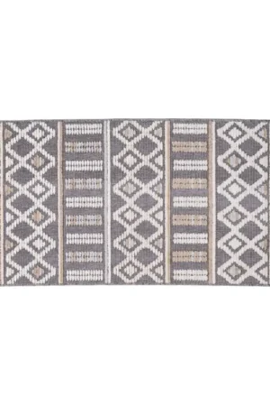 Nieuw Oriëntaals vloerkleed NEPAL 80x153 cm grijs/beige