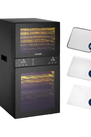 Concept SO7000 - Voedseldroger 1500W/230V zwart Gratis Retour