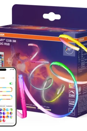 Tijdelijk Beschikbaar Osram - Dimbare RGB-LED-strip SMART+ MAGIC 3m LED/22W/230V Wi-Fi + afstandsbediening