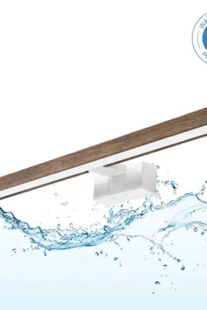 Betrouwbaar Brilagi - LED-badkamerverlichting voor spiegel WOODY MIRROR 3-in-1 LED/12W/230V 60 cm IP44 wit/eiken-walnoot