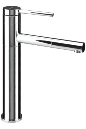 Direct Verzonden Deante BGE_022K - Wastafelkraan ORA met uittrekbare sproeikop, 30,9 cm, glanzend chroom