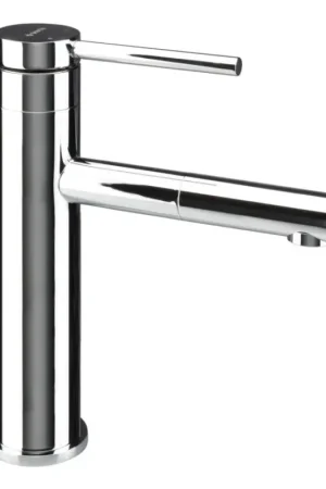 Fabrieksprijs Deante BGE_022M - Wastafelkraan met uittrekbare uitloop ORA 22,9 cm glanzend chroom