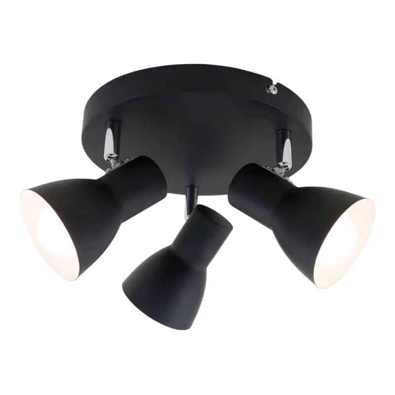 Hete Deal Briloner 2860-035 - Plafondspot CUP 3xE14/25W/230V zwart