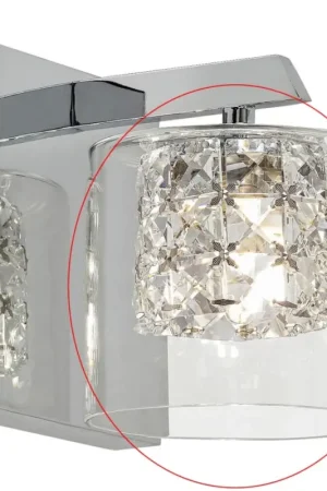 Rabalux - Vervangingsglas voor wandlamp DUCHESS G9 Hoge Kwaliteit