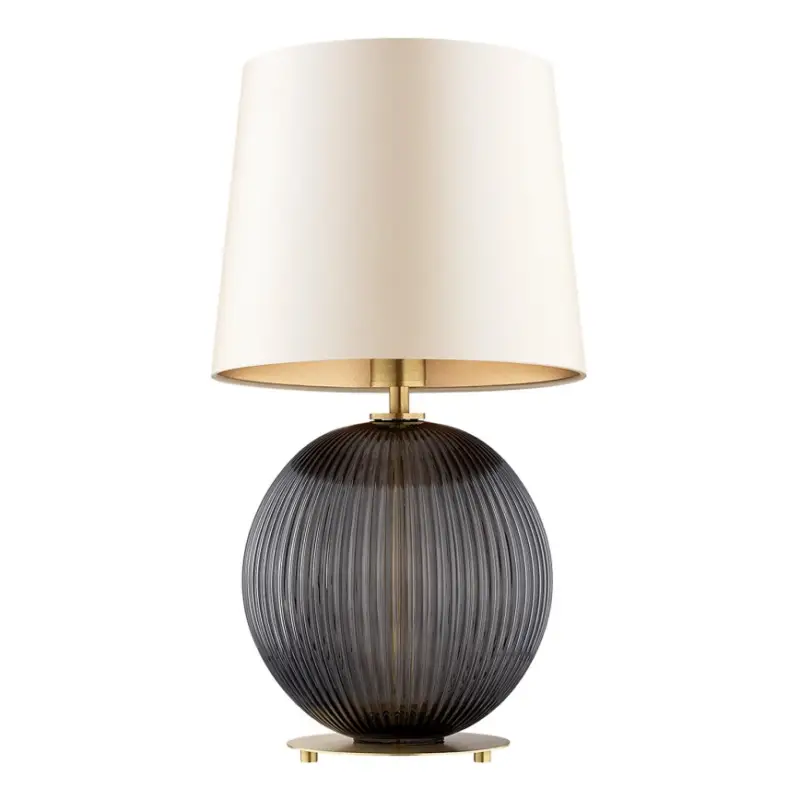 Uitverkoop Argon 8538 - Tafellamp HAMILTON 1xE27/15W/230V 54 cm crème/zwart