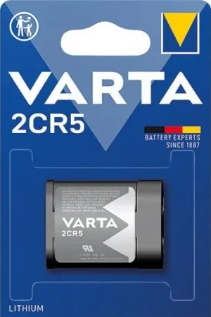 Varta 6203301401 - 1 stuk lithiumbatterij 2CR5 6V Laatste Kans