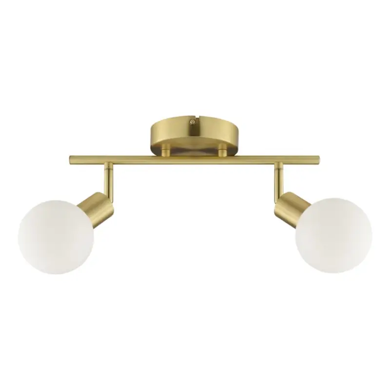 Weekendaanbieding Brilliant - Spotlamp JORGE 2xG9/10W/230V messing