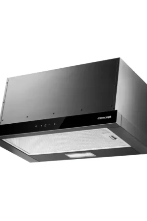 Concept OPV3860bc - Uittrekbare afzuigkap 60 cm, zwart Populair