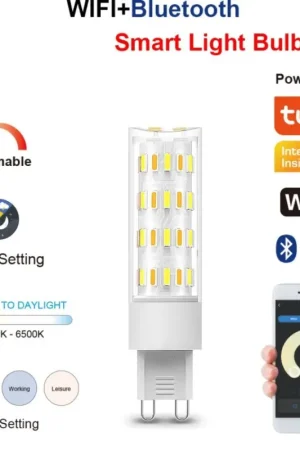 Seizoensaanbieding Immax NEO 07763CDO - SET van 3x dimbare LED CCT-lampen G9/4W/230V Wi-Fi Tuya + afstandsbediening