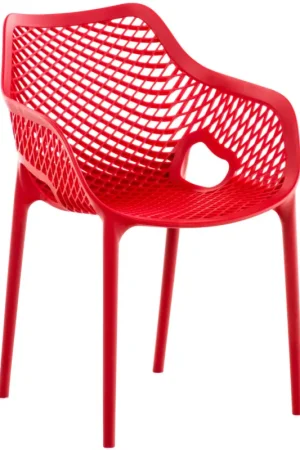 Snelle Levering Stapelbare Stoel Air XL Kleur:rood