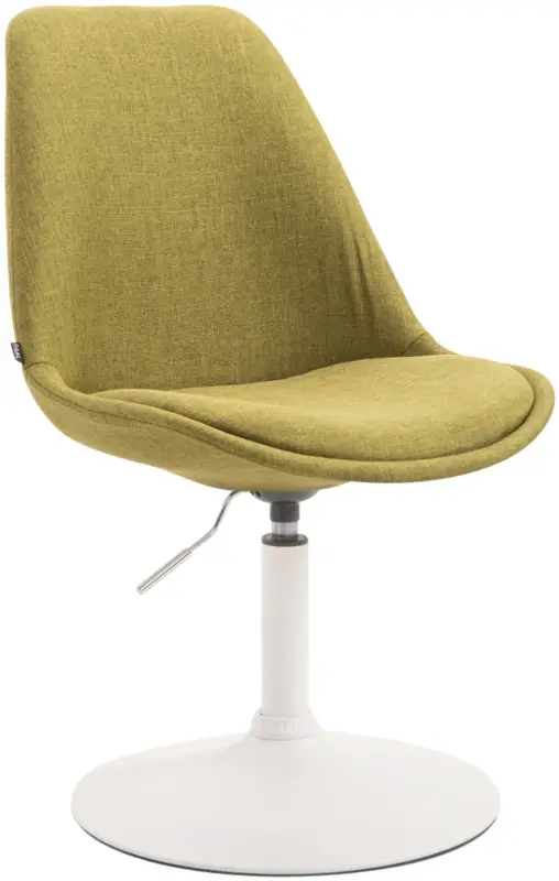 Gratis Retour Eetkamerstoel Maverick stof Kleur:groen | Kleur frame:wit
