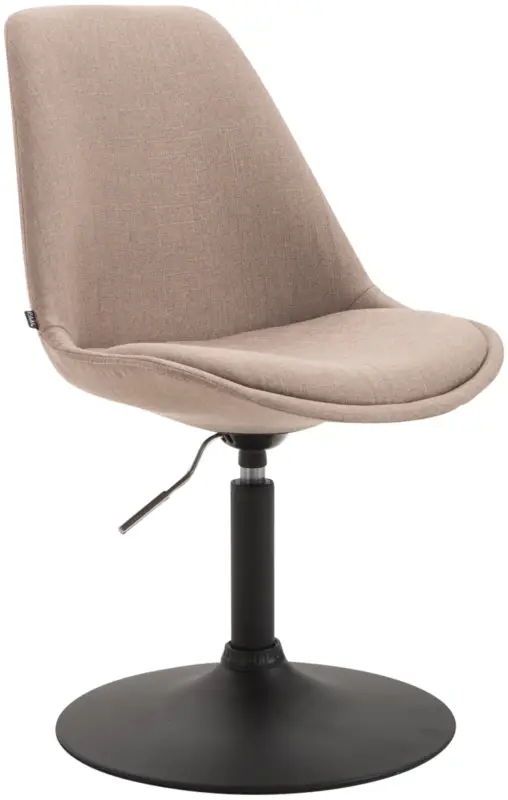 Gereduceerde Prijs Eetkamerstoel Maverick stof Kleur:taupe | Kleur frame:zwart