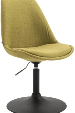 Eetkamerstoel Maverick stof Kleur:groen | Kleur frame:zwart Voordeelprijs