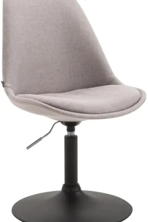 Beperkt Aanbod Eetkamerstoel Maverick stof Kleur:grijs | Kleur frame:zwart