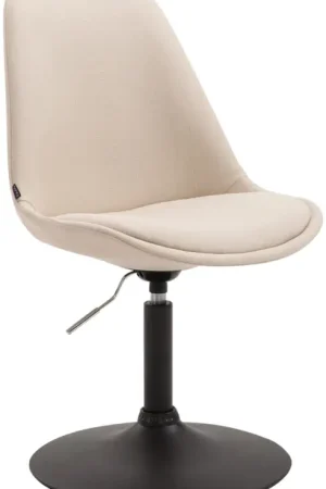 Nieuw Eetkamerstoel Maverick stof Kleur:creme | Kleur frame:zwart