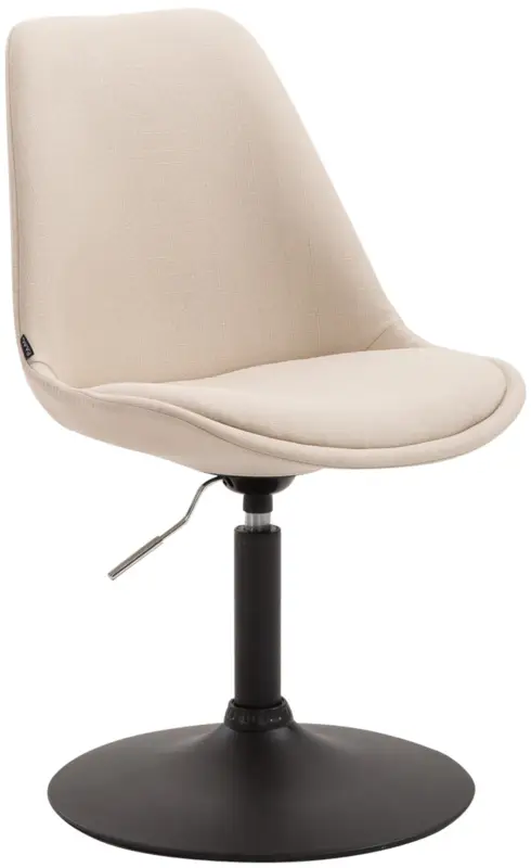 Nieuw Eetkamerstoel Maverick stof Kleur:creme | Kleur frame:zwart