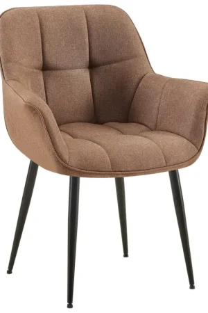 Aanbieding Eetkamerstoel Roseville Basismateriaal:Stof | Kleur:taupe