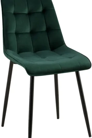 Aanbieding Eetkamerstoel Gifford fluweel Basismateriaal:Fluweel | Kleur:groen