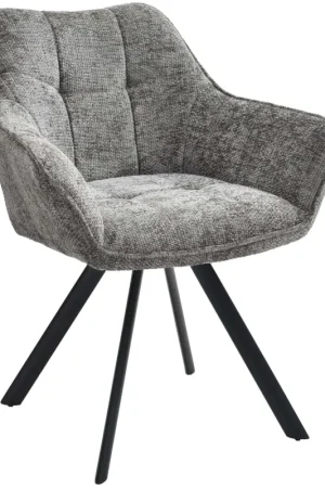 Bestseller Eetkamerstoel Scott Basismateriaal:Stof | Kleur:donkergrijs