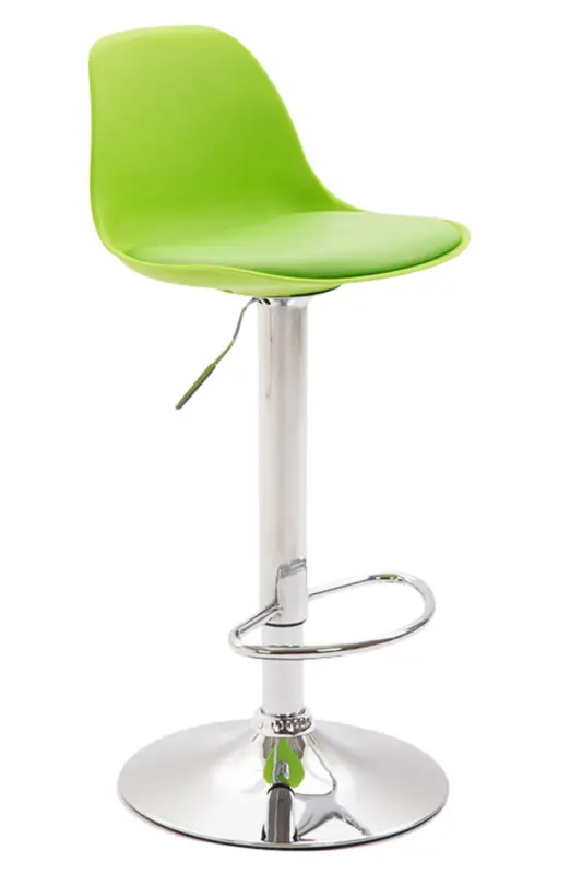 Barkruk Kiel Kunststof Kleur:groen | Kleur frame:chroom Shop Nu
