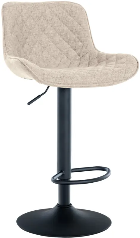 Barkruk Minosa Basismateriaal:Stof | Kleur:taupe Nu Kopen