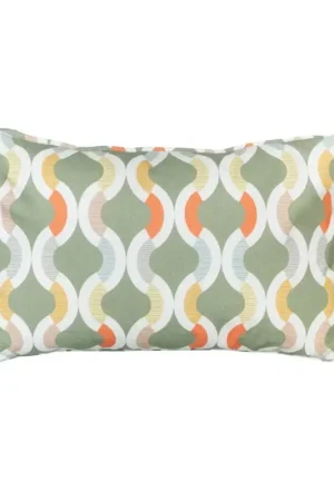 Betaalbaar Madison sierkussen Outdoor+ Trivia green 30x50 cm